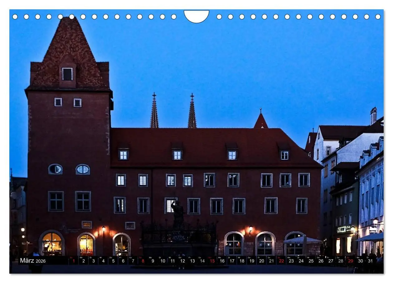 Bild: 9783516081992 | Romantisches Regensburg (Wandkalender 2026 DIN A4 quer), CALVENDO...