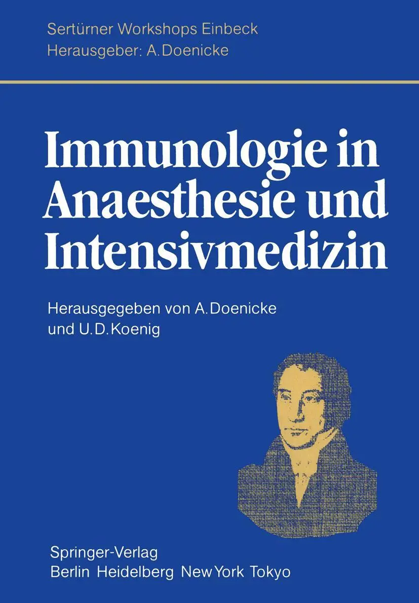 Immunologie in Anaesthesie und Intensivmedizin: Eine Kritische Bestandsaufnahme. Hans Bergmann Zum 60. Geburtstag Gewidmet (German Edition) ... der Physiologie der Pflanzen und der Tiere)