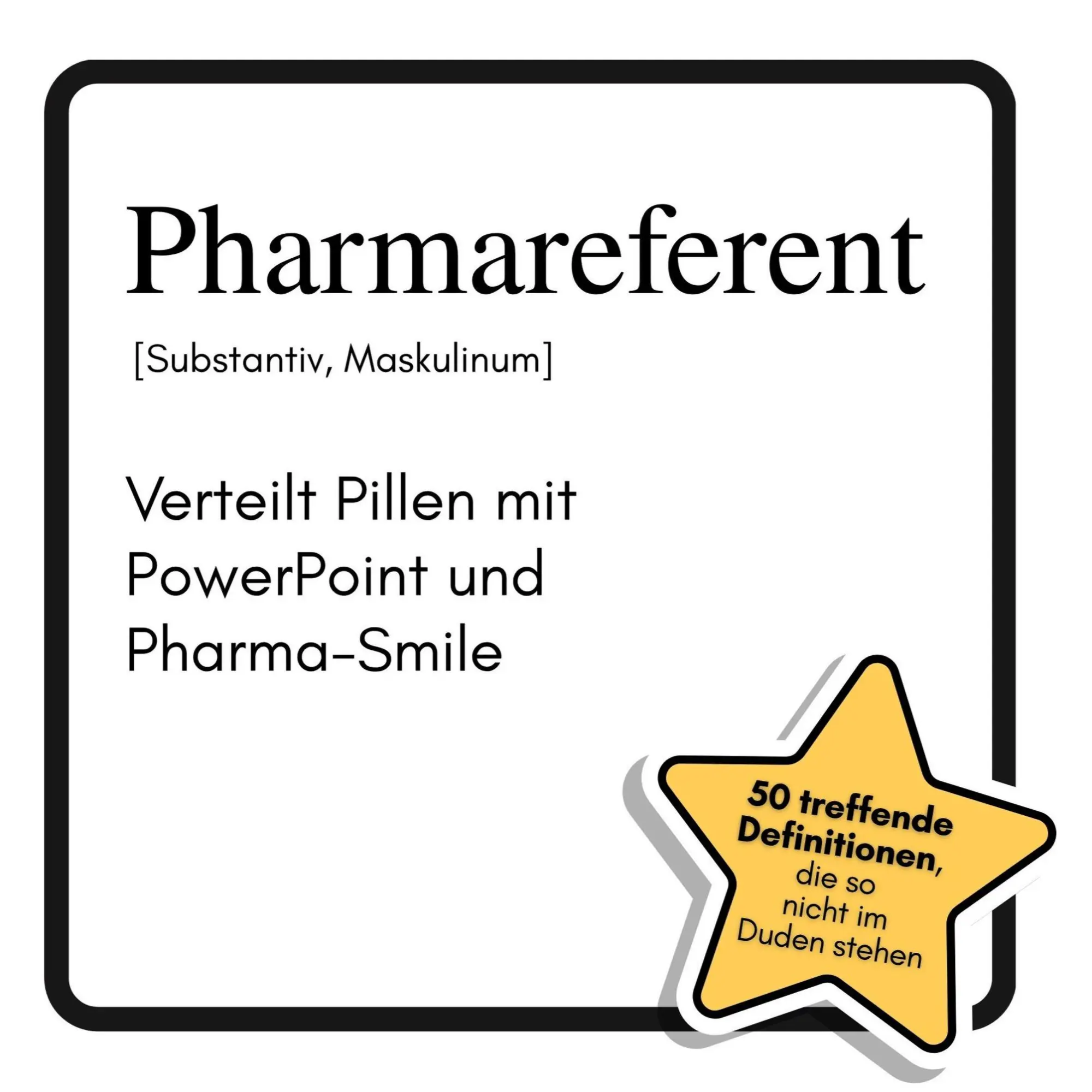 Cover: 9783759181992 | Pharmareferent | Verteilt Pillen mit PowerPoint und Pharma-Smile