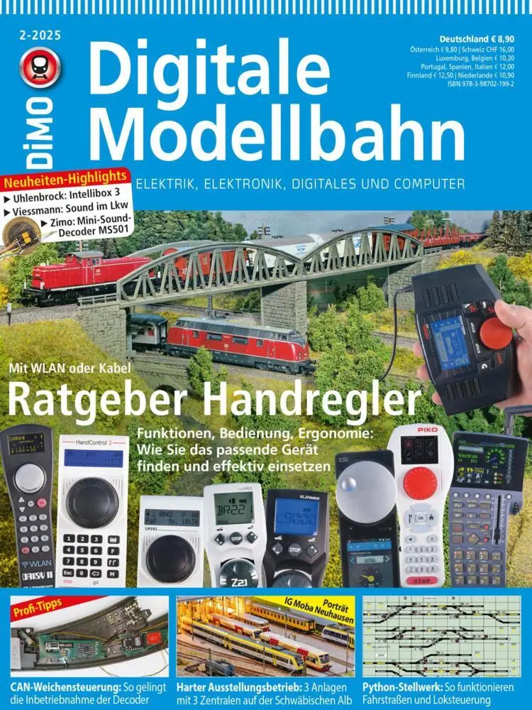 Cover: 9783987021992 | Ratgeber Handregler | Digitale Modellbahn 2/2025 | Broschüre | Deutsch