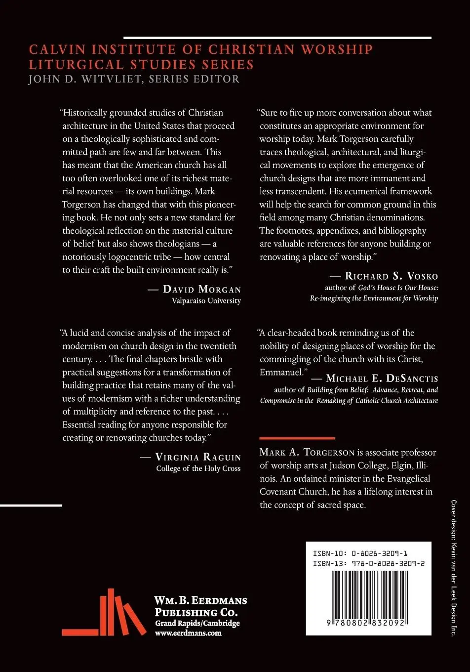 Rückseite: 9780802832092 | Architecture of Immanence | Mark A Torgerson | Taschenbuch | Englisch