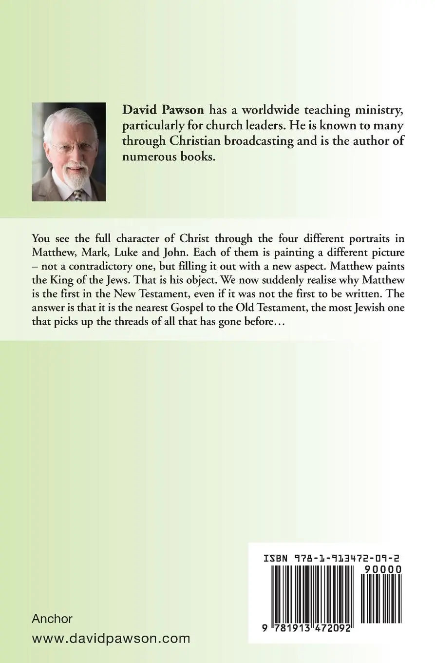 Rückseite: 9781913472092 | A Commentary on the Gospel of Matthew | David Pawson (u. a.) | Buch