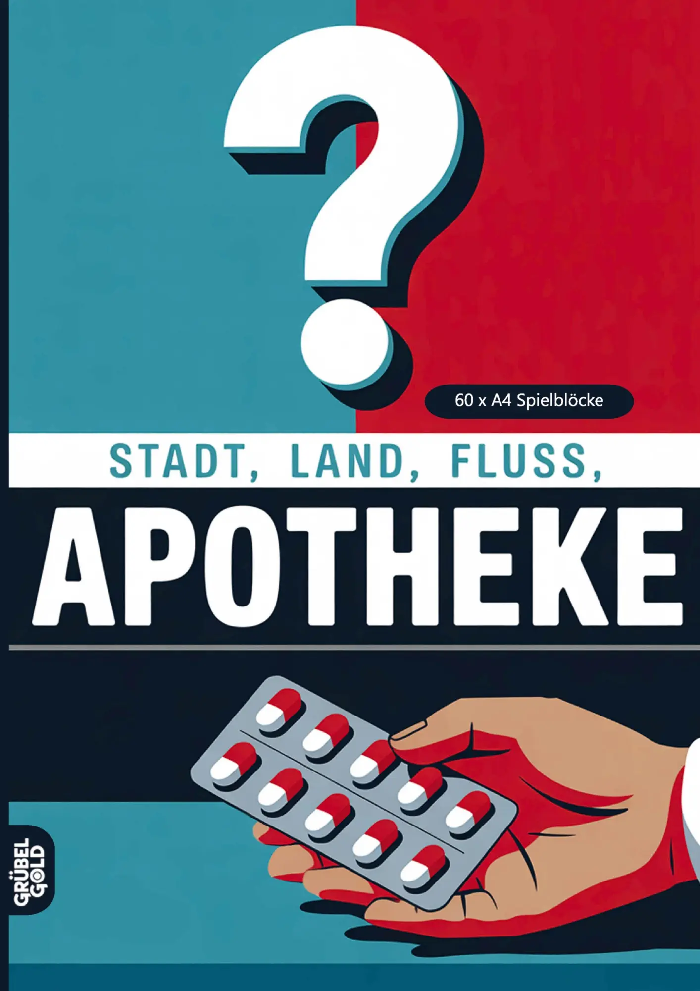 Cover: 9783693192092 | Stadt, Land, Fluss, Apotheke | Grübelgold Rätselhefte | Taschenbuch