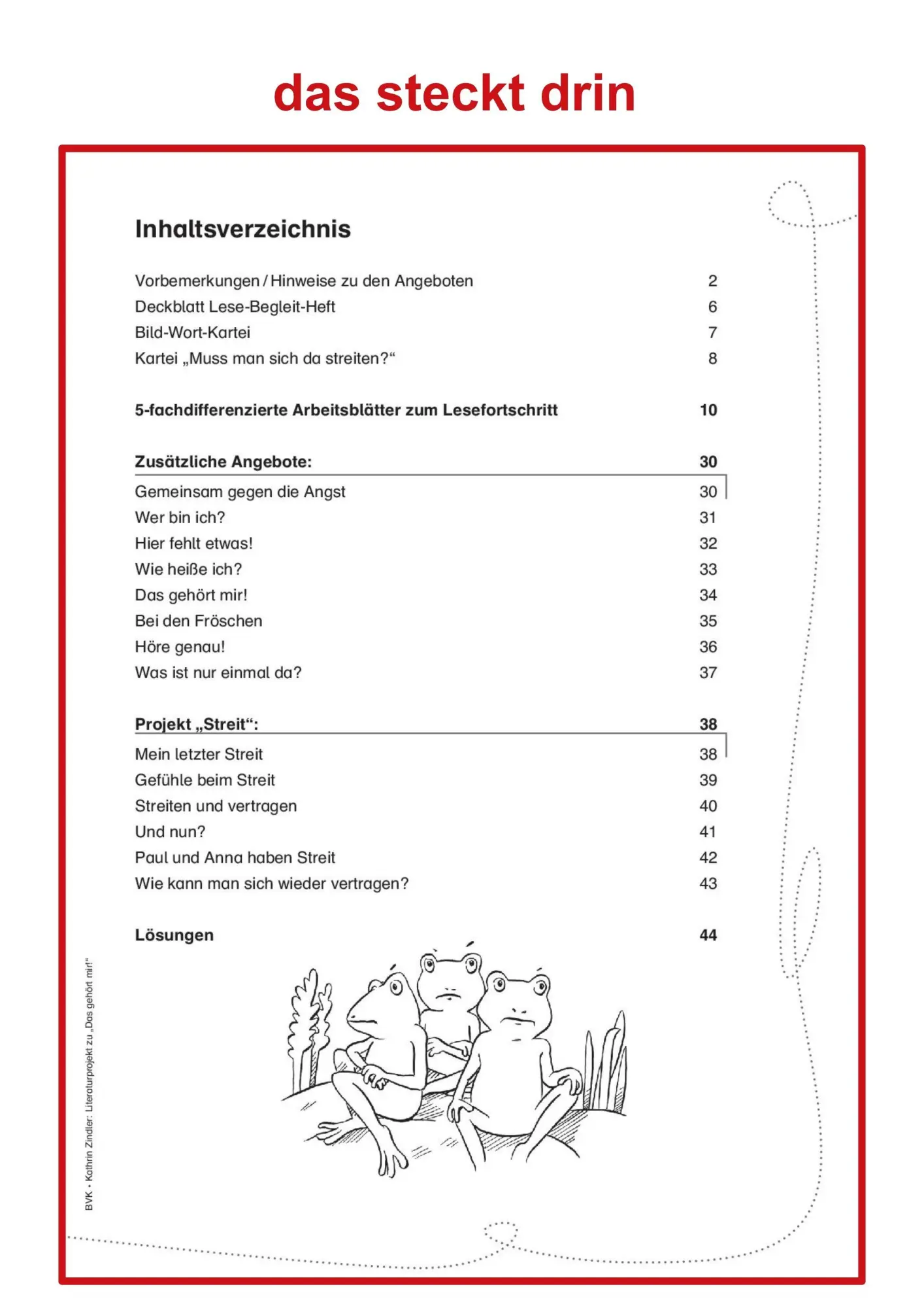 Bild: 9783965202092 | Literaturprojekt zu Das gehört mir! | Kathrin Zindler | Broschüre