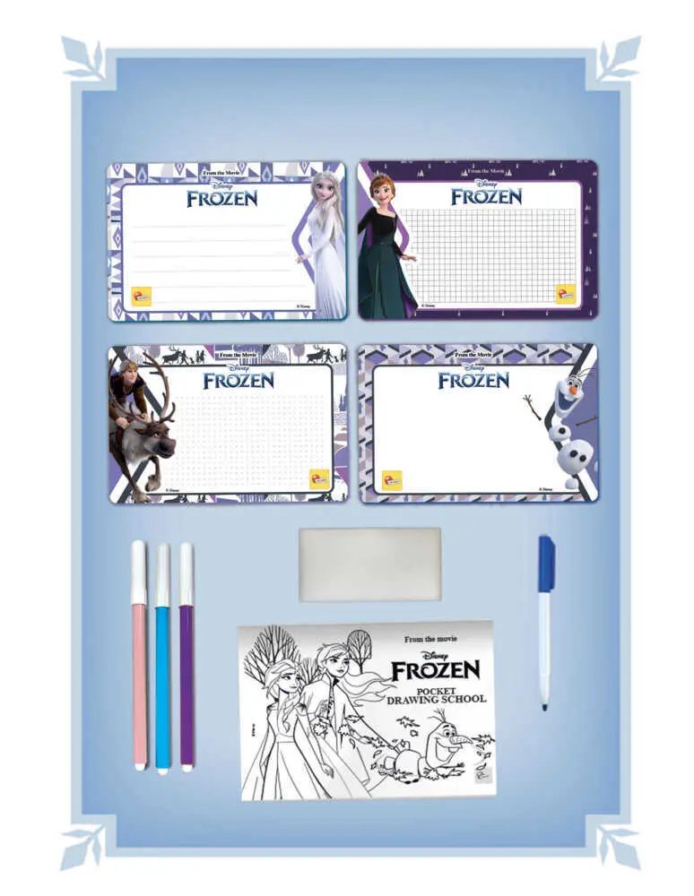 Bild: 8008324092192 | Frozen Pocket Drawing School | 92192 | Deutsch | 2023 | Disney