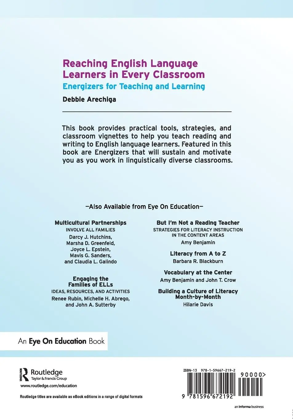 Rückseite: 9781596672192 | Reaching English Language Learners in Every Classroom | Arechiga