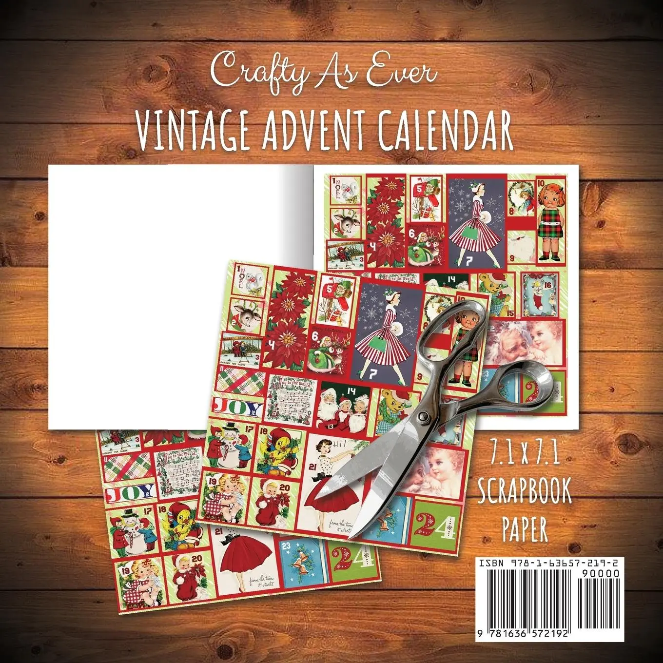 Rückseite: 9781636572192 | Vintage Advent Calendar Scrapbook Paper Pad | Crafty As Ever | Buch