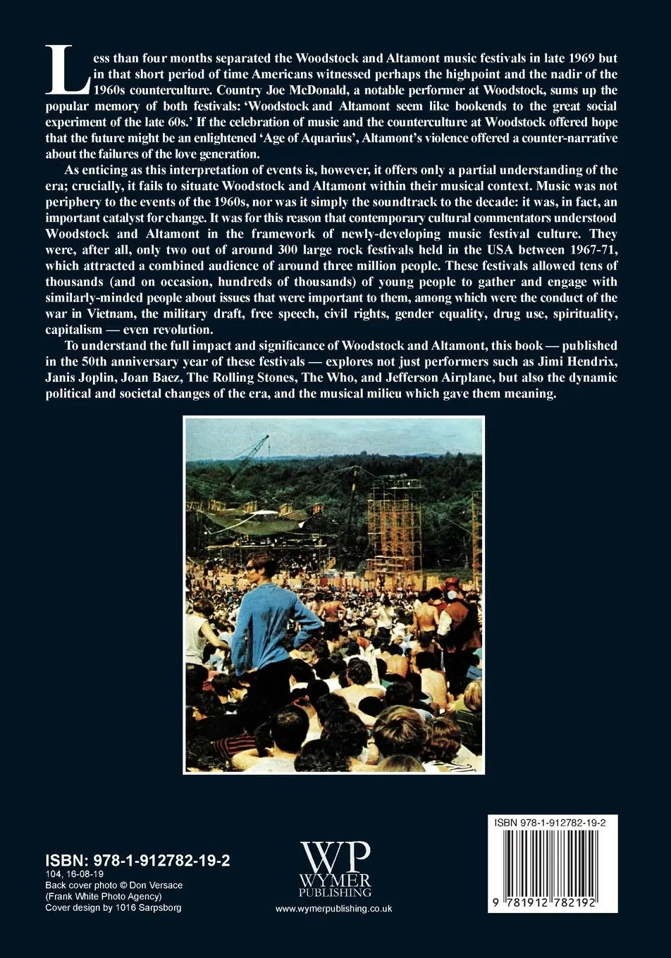 Rückseite: 9781912782192 | Woodstock and Altamont | The music festivals that defined the 1960s