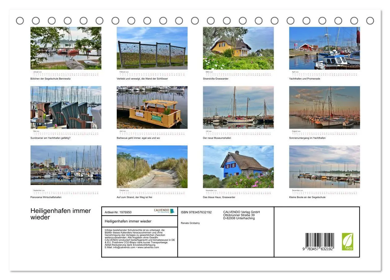 Bild: 9783457632192 | Heiligenhafen immer wieder (Tischkalender 2026 DIN A5 quer),...