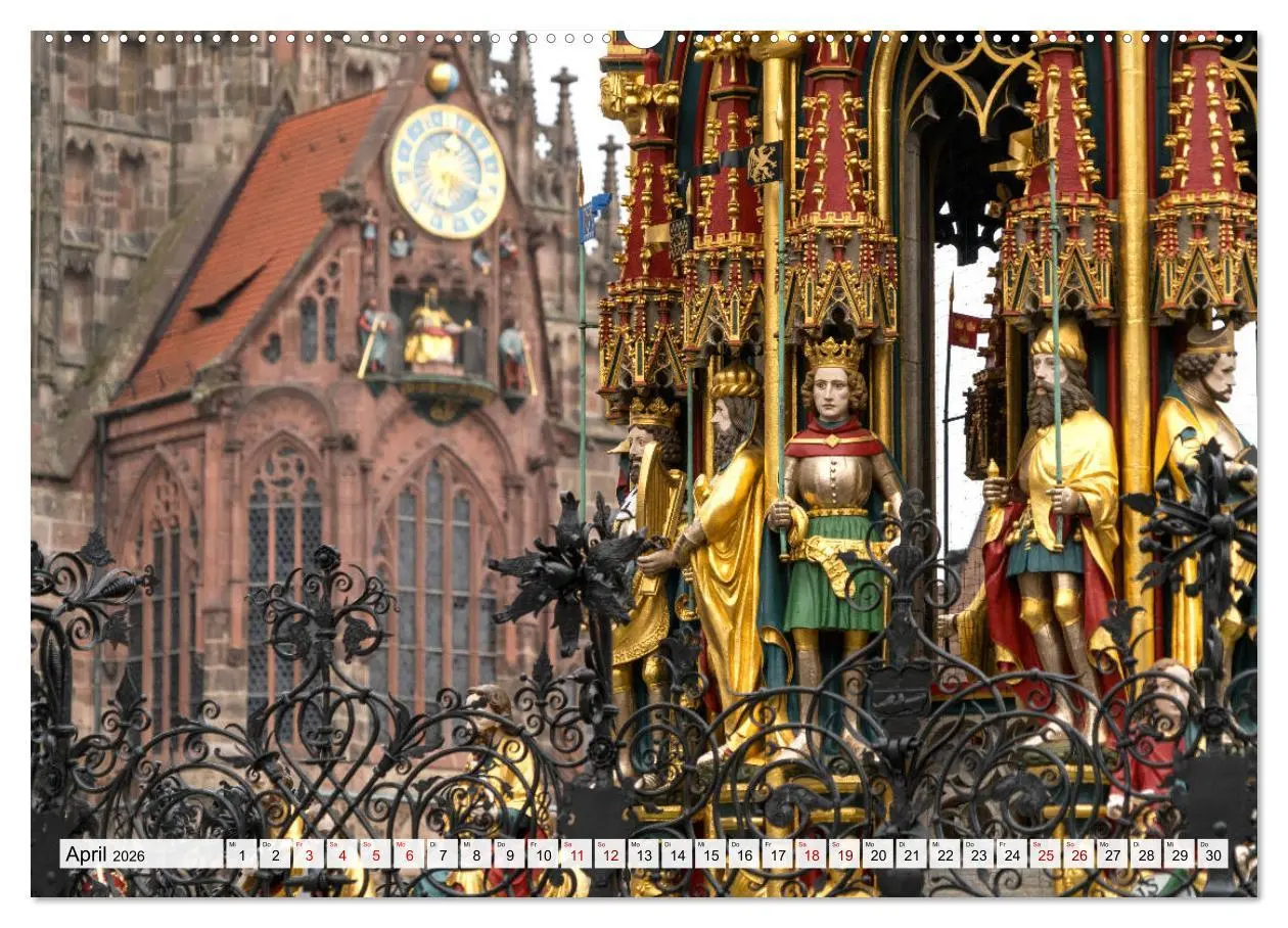 Bild: 9783457702192 | Wunderbares Nürnberg (hochwertiger Premium Wandkalender 2026 DIN A2...