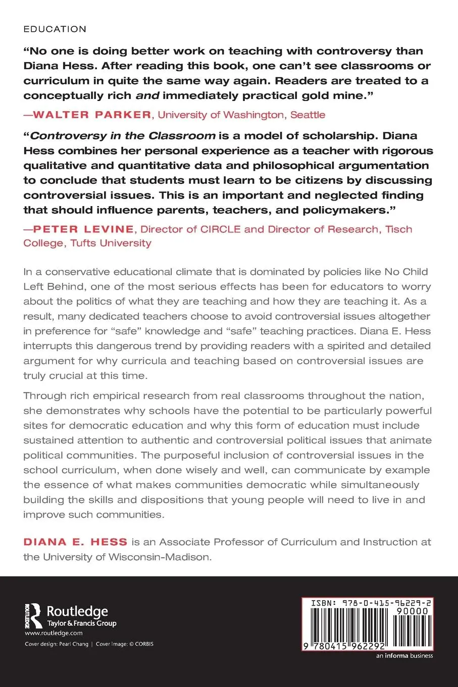 Rückseite: 9780415962292 | Controversy in the Classroom | The Democratic Power of Discussion