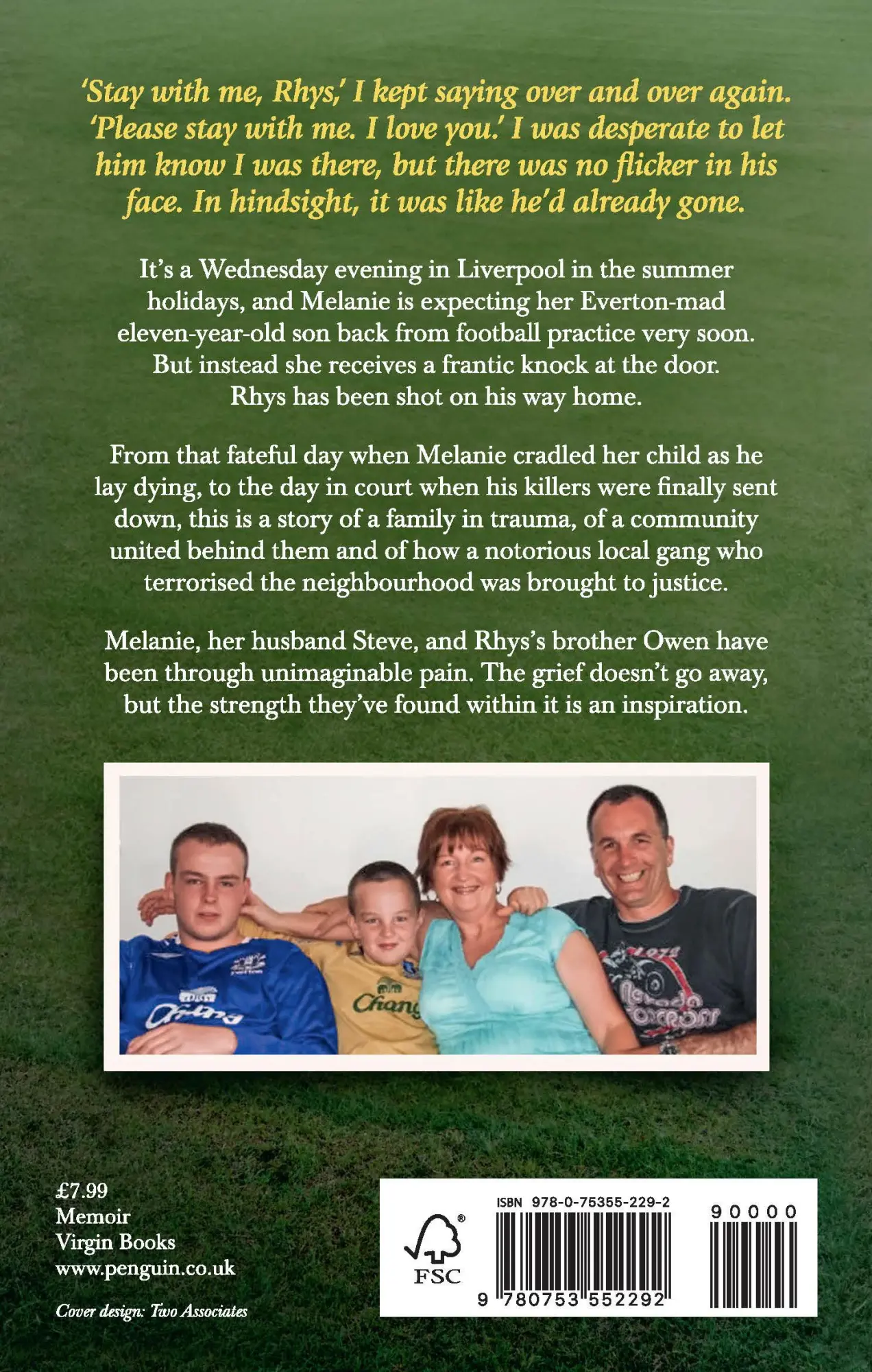 Rückseite: 9780753552292 | Stay with Me, Rhys: The Heartbreaking Story of Rhys Jones | Jones