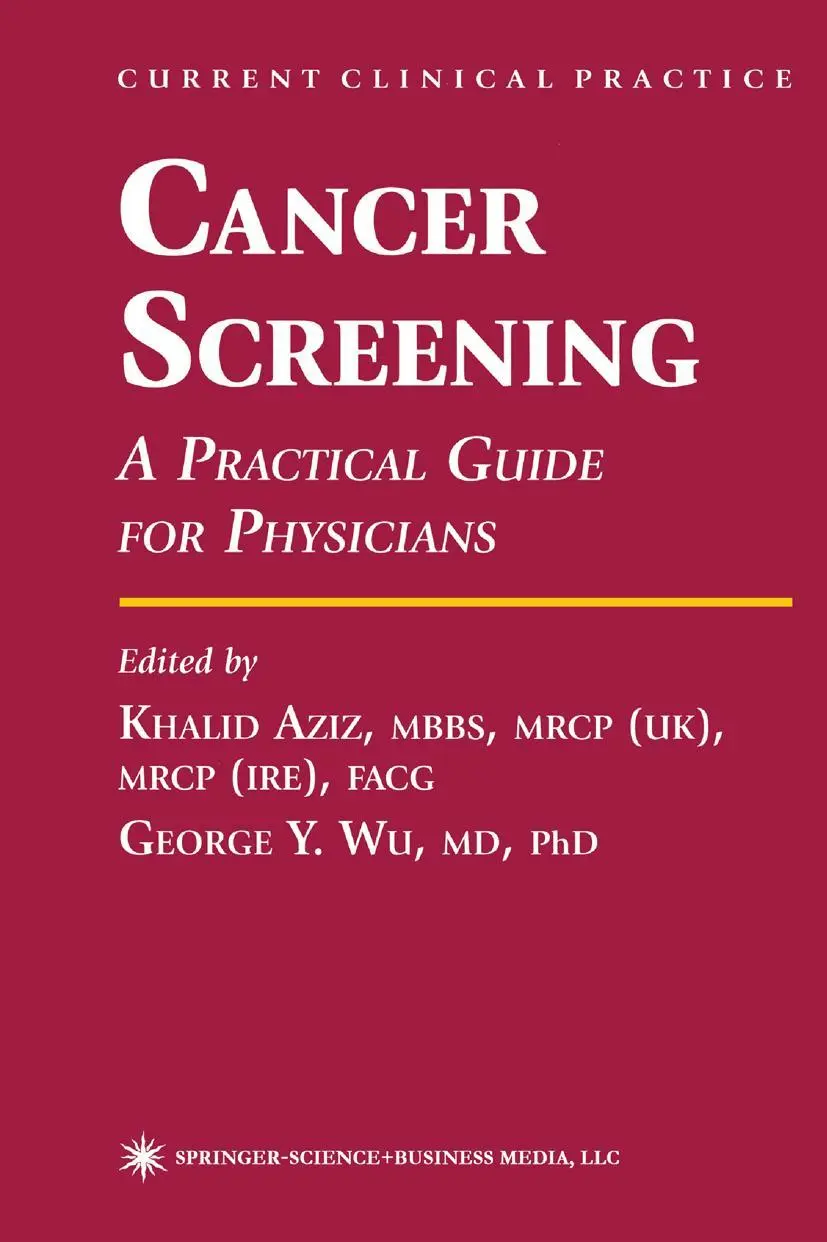 Cover: 9781617372292 | Cancer Screening | A Practical Guide for Physicians | Wu (u. a.)