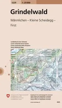Cover: 9783302012292 | 1229 Grindelwald | Männlichen - Kleine Scheidegg - First | swisstopo