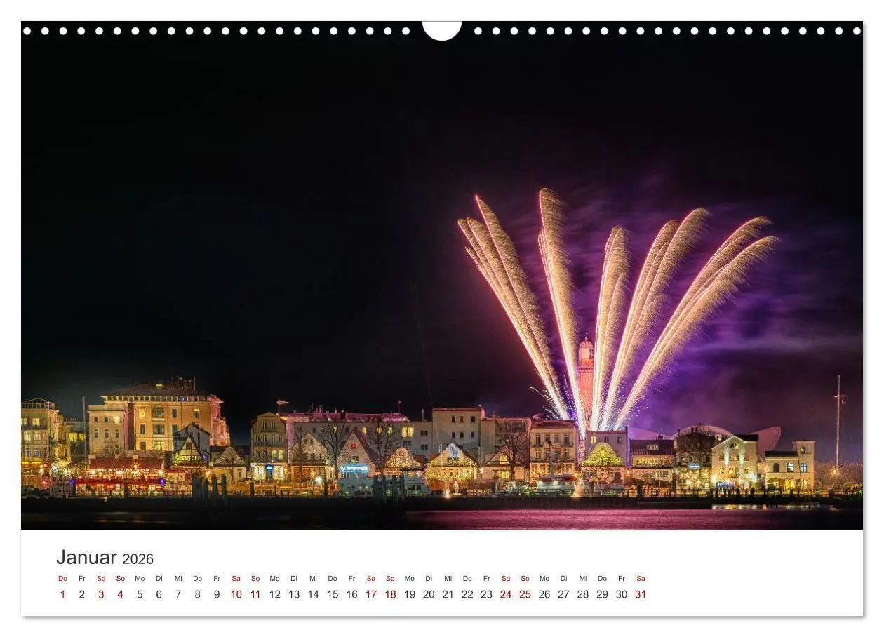 Bild: 9783457622292 | Warnemünde by Olaf Rehmert (Wandkalender 2026 DIN A3 quer),...