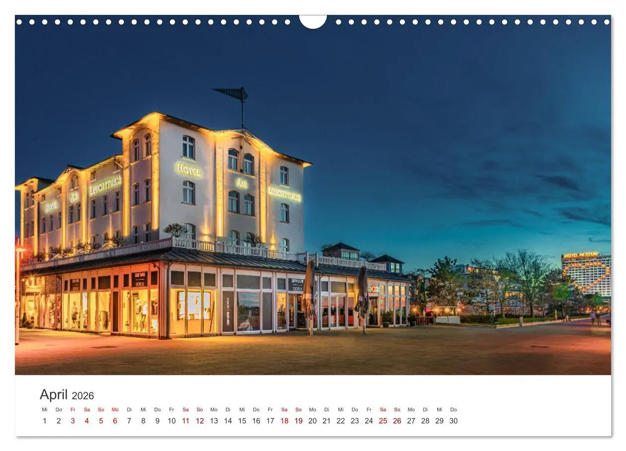 Bild: 9783457622292 | Warnemünde by Olaf Rehmert (Wandkalender 2026 DIN A3 quer),...