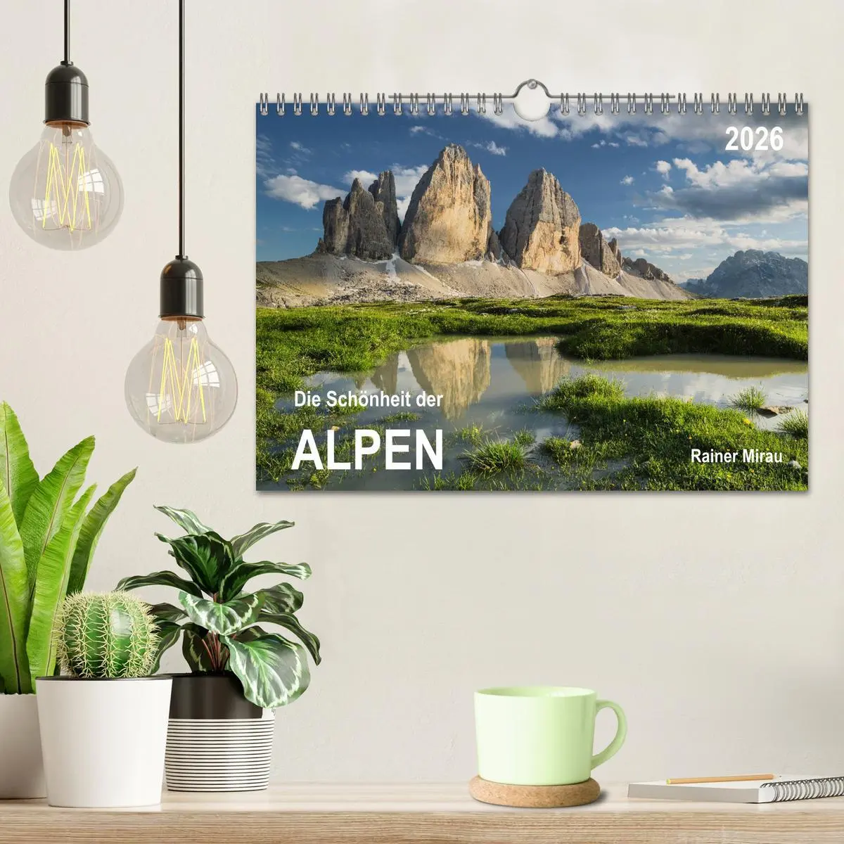 Bild: 9783457862292 | Die Schönheit der Alpen (Wandkalender 2026 DIN A4 quer), CALVENDO...