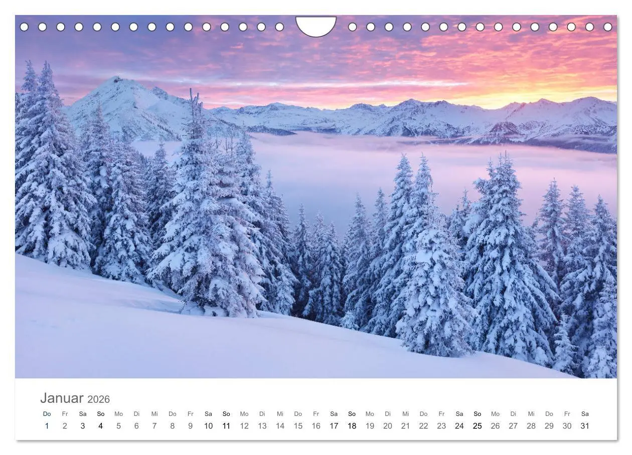 Bild: 9783457862292 | Die Schönheit der Alpen (Wandkalender 2026 DIN A4 quer), CALVENDO...