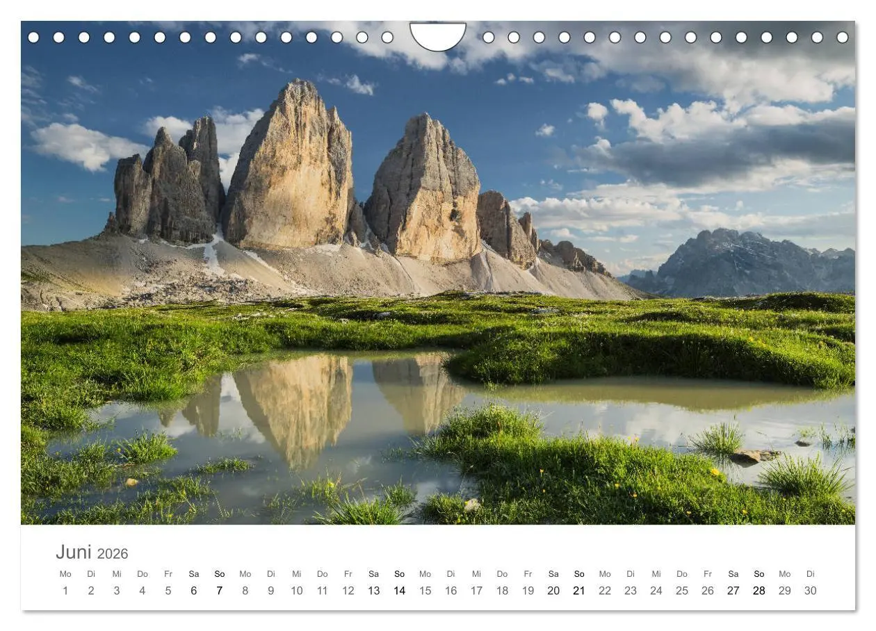 Bild: 9783457862292 | Die Schönheit der Alpen (Wandkalender 2026 DIN A4 quer), CALVENDO...