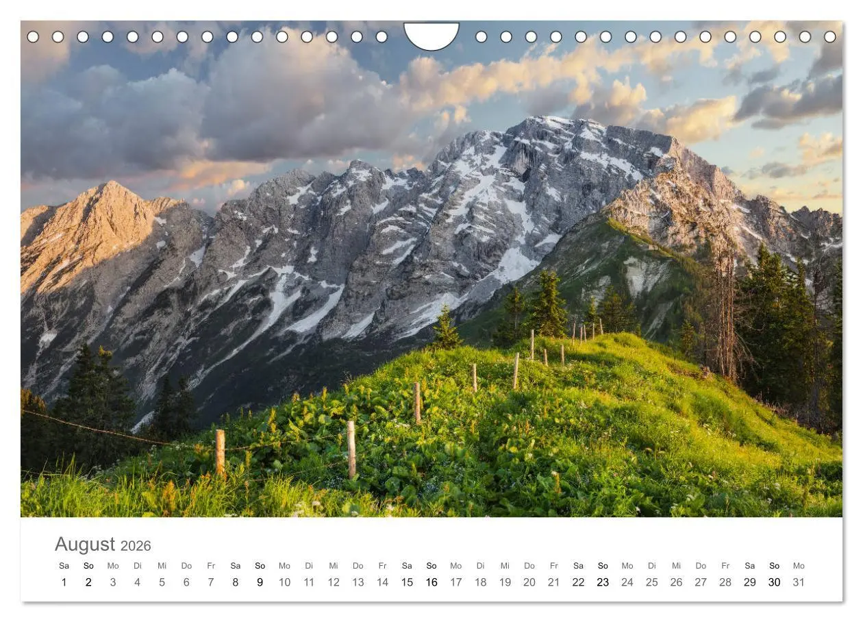 Bild: 9783457862292 | Die Schönheit der Alpen (Wandkalender 2026 DIN A4 quer), CALVENDO...
