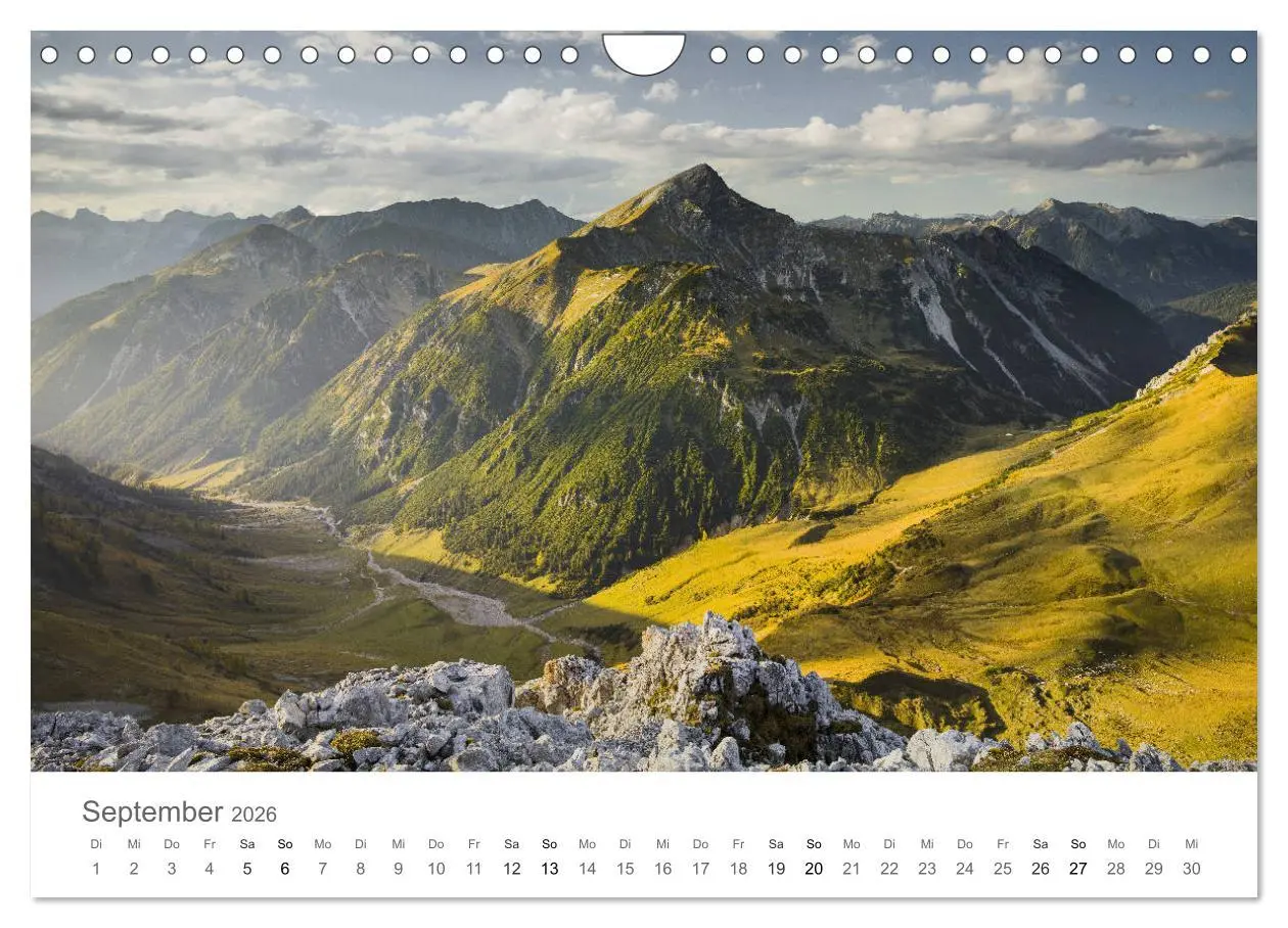 Bild: 9783457862292 | Die Schönheit der Alpen (Wandkalender 2026 DIN A4 quer), CALVENDO...