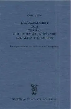 Cover: 9783796512292 | "Lehrbuch der hebräischen Sprache des Alten Testaments....