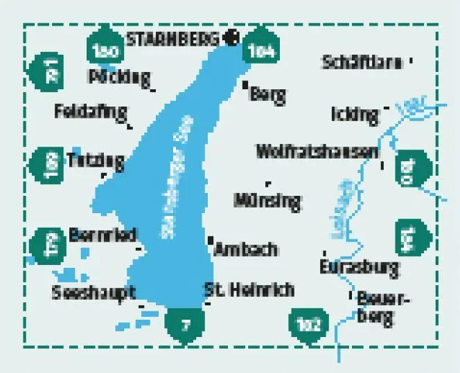 Bild: 9783991542292 | KOMPASS Wanderkarte 793 Starnberger See 1:25.000 | (Land-)Karte | 2024