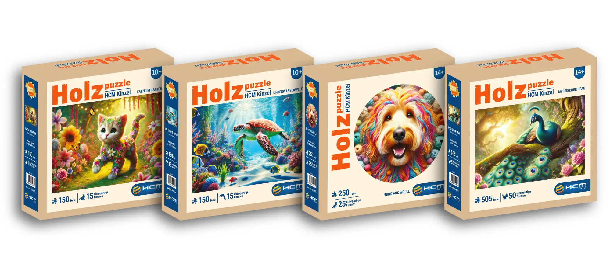 Bild: 4018928552392 | Holzpuzzle - Katze im Garten 150 Teile | Spiel | 55239 | Deutsch