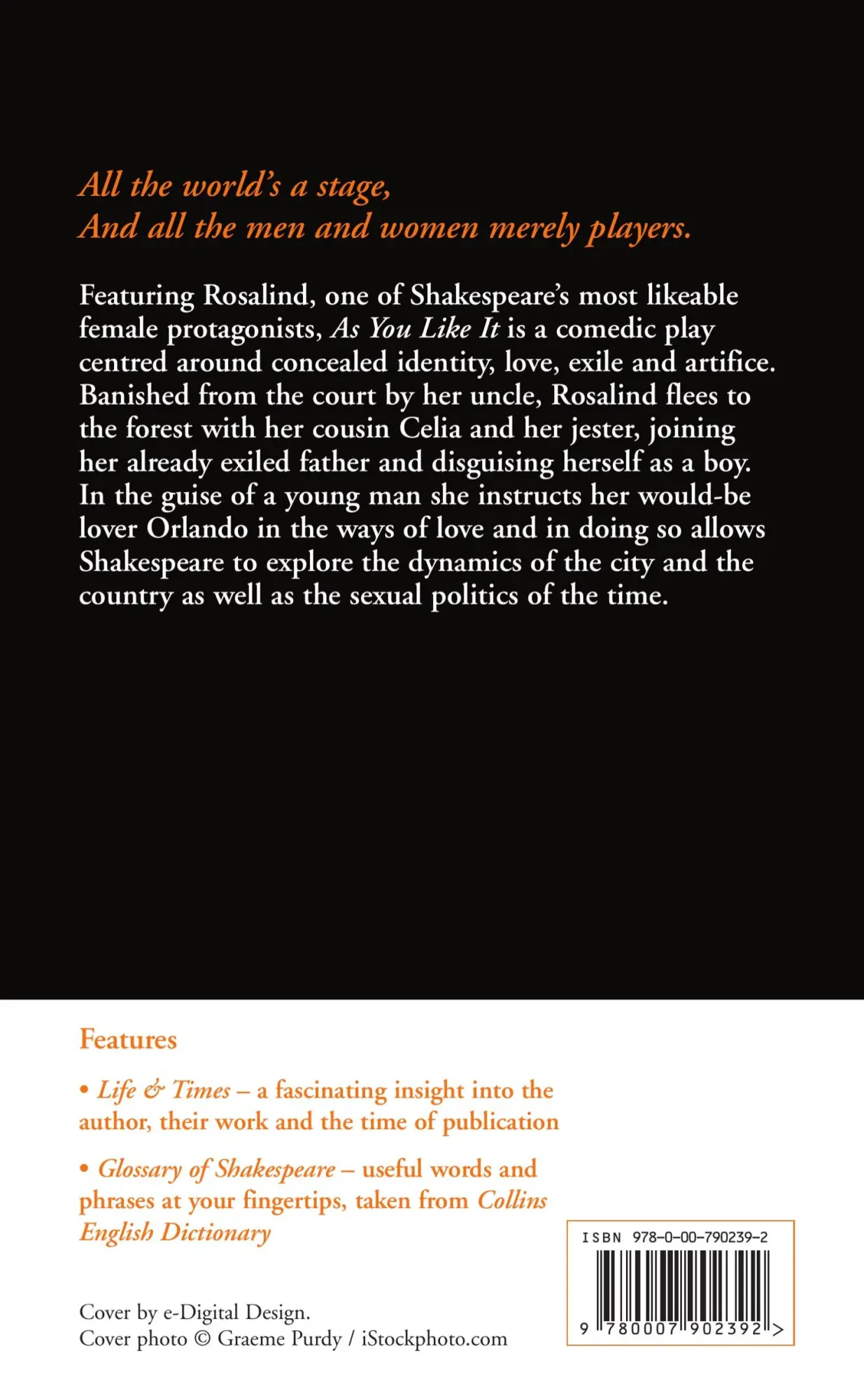 Rückseite: 9780007902392 | CLASSICS AS YOU LIKE IT | William Shakespeare | Taschenbuch | 134 S.