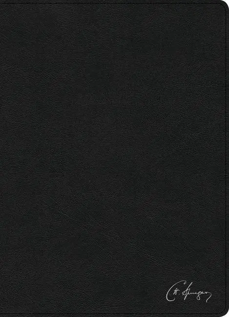 Cover: 9781535952392 | Rvr 1960 Biblia de Estudio Spurgeon, Negro Piel Genuina | Editorial
