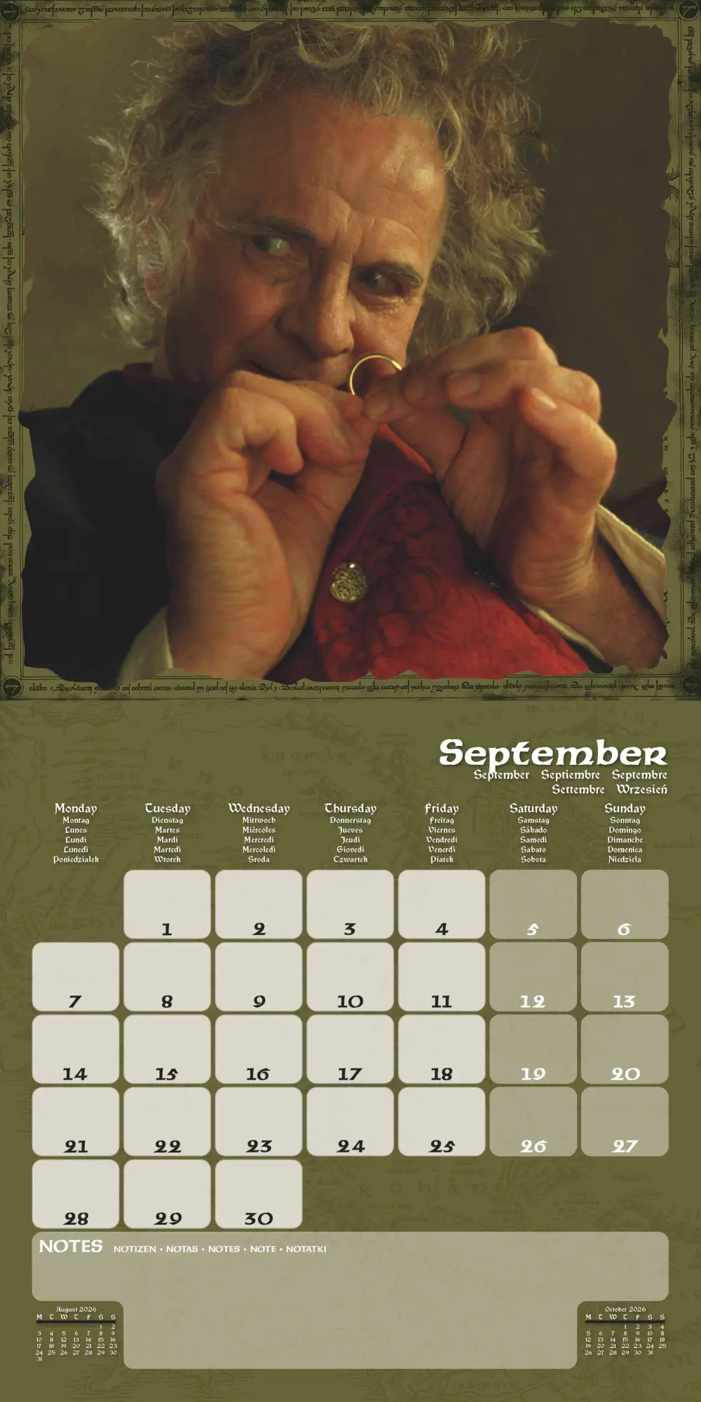 Bild: 9781804232392 | LORD OF THE RINGS - Broschürenkalender 30 x 30 | Kalender | 28 S.