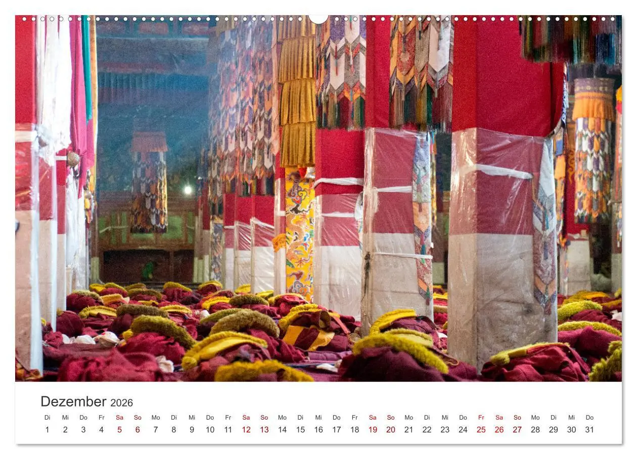 Bild: 9783457472392 | Tibet - Kloster und Landschaft (Wandkalender 2026 DIN A2 quer),...
