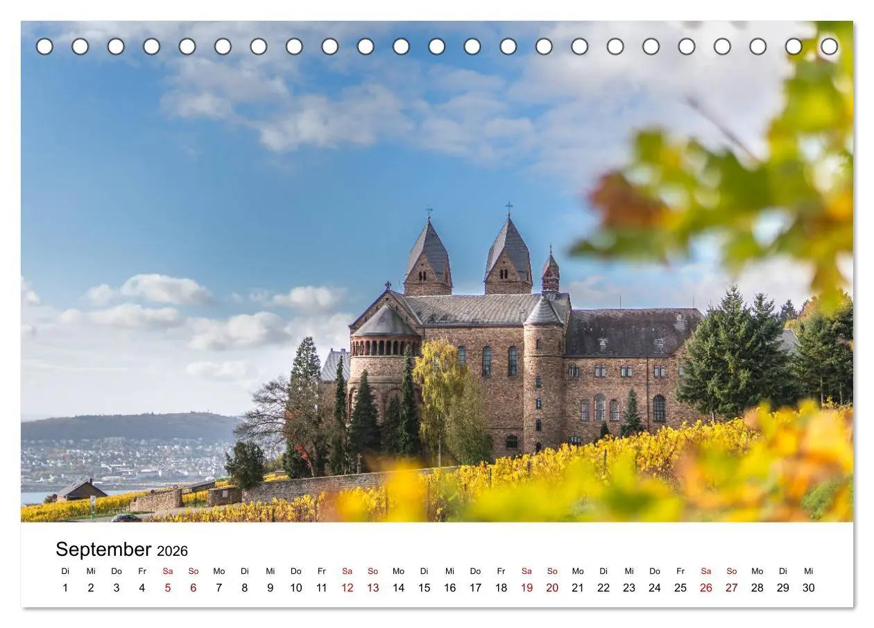 Bild: 9783457922392 | Rheingau 2026 (Tischkalender 2026 DIN A5 quer), CALVENDO...