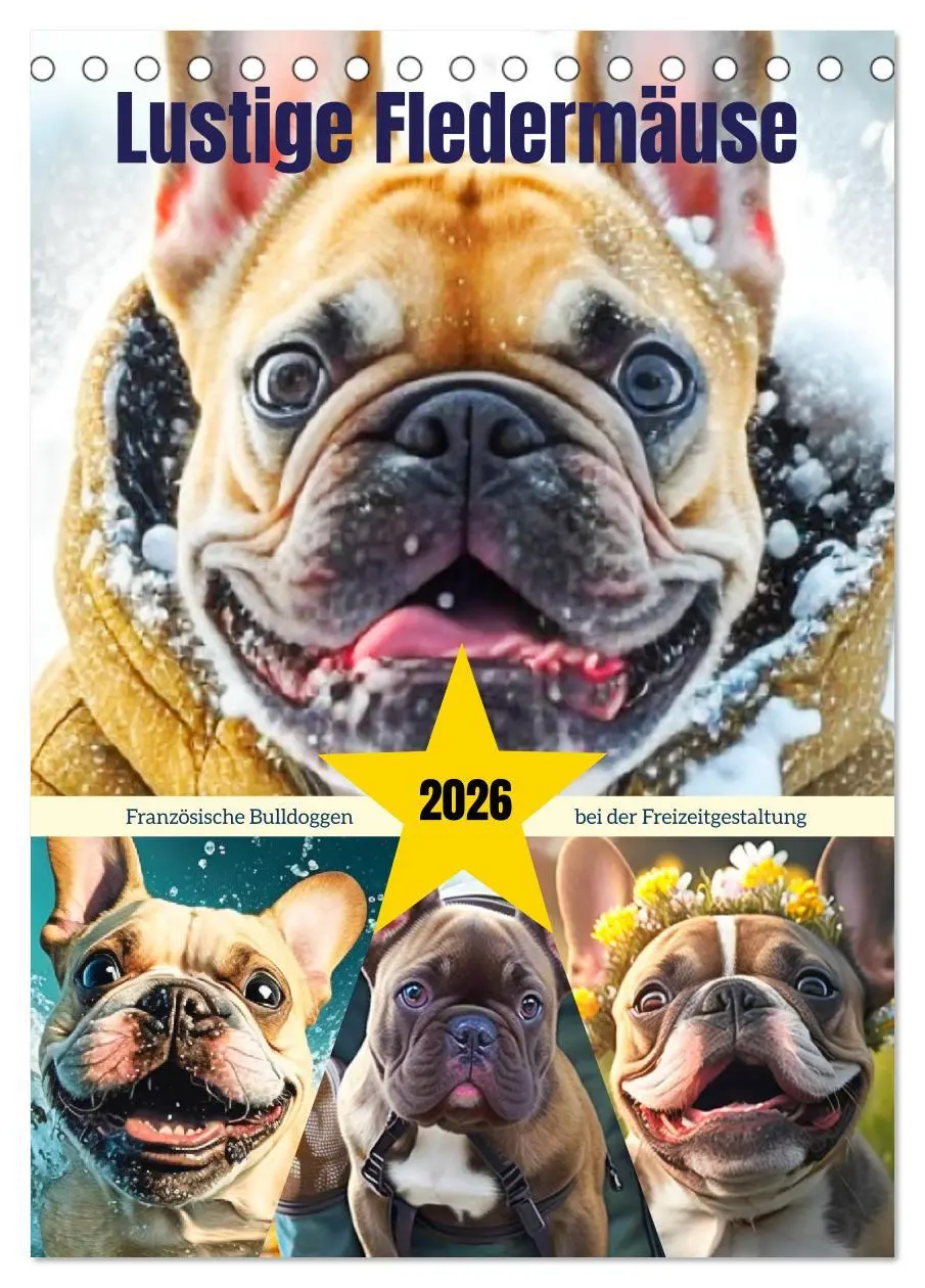 Cover: 9783516322392 | Lustige Fledermäuse. Französische Bulldoggen bei der...