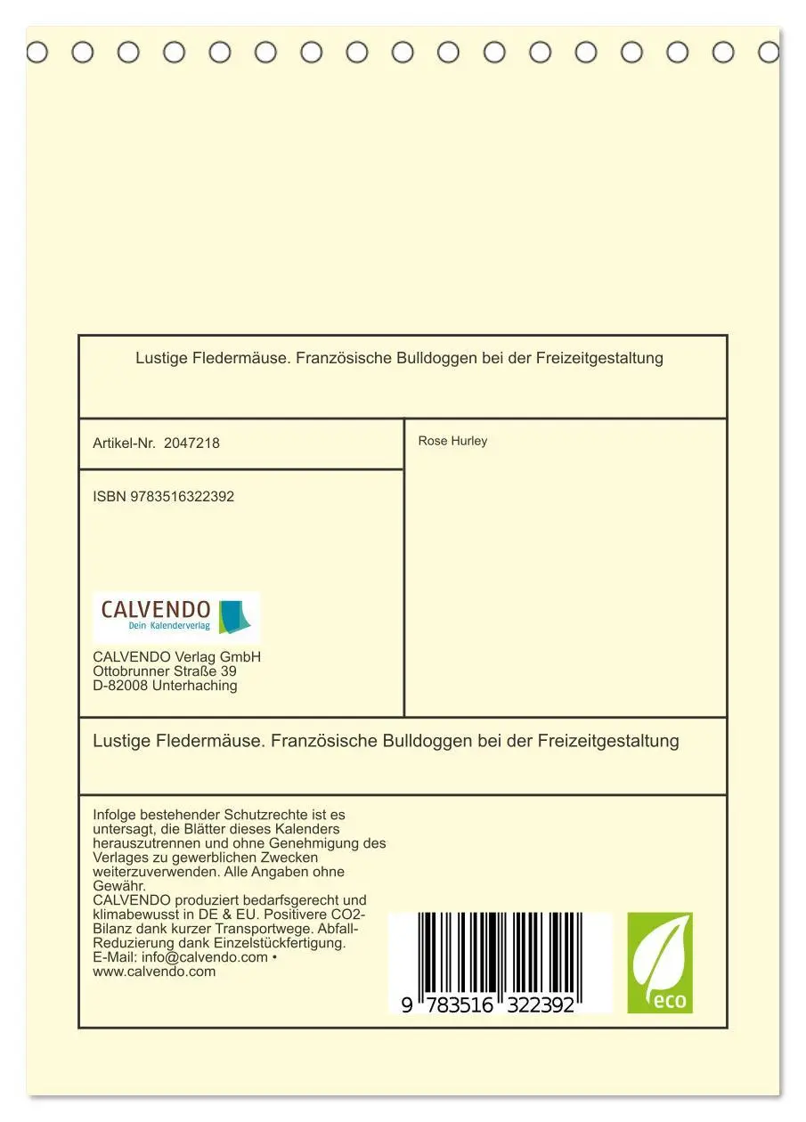 Bild: 9783516322392 | Lustige Fledermäuse. Französische Bulldoggen bei der...