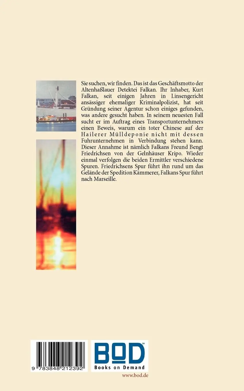 Rückseite: 9783848212392 | Es begann in Marseille | Ein neuer Fall für Kurt Falkan | Krieg | Buch
