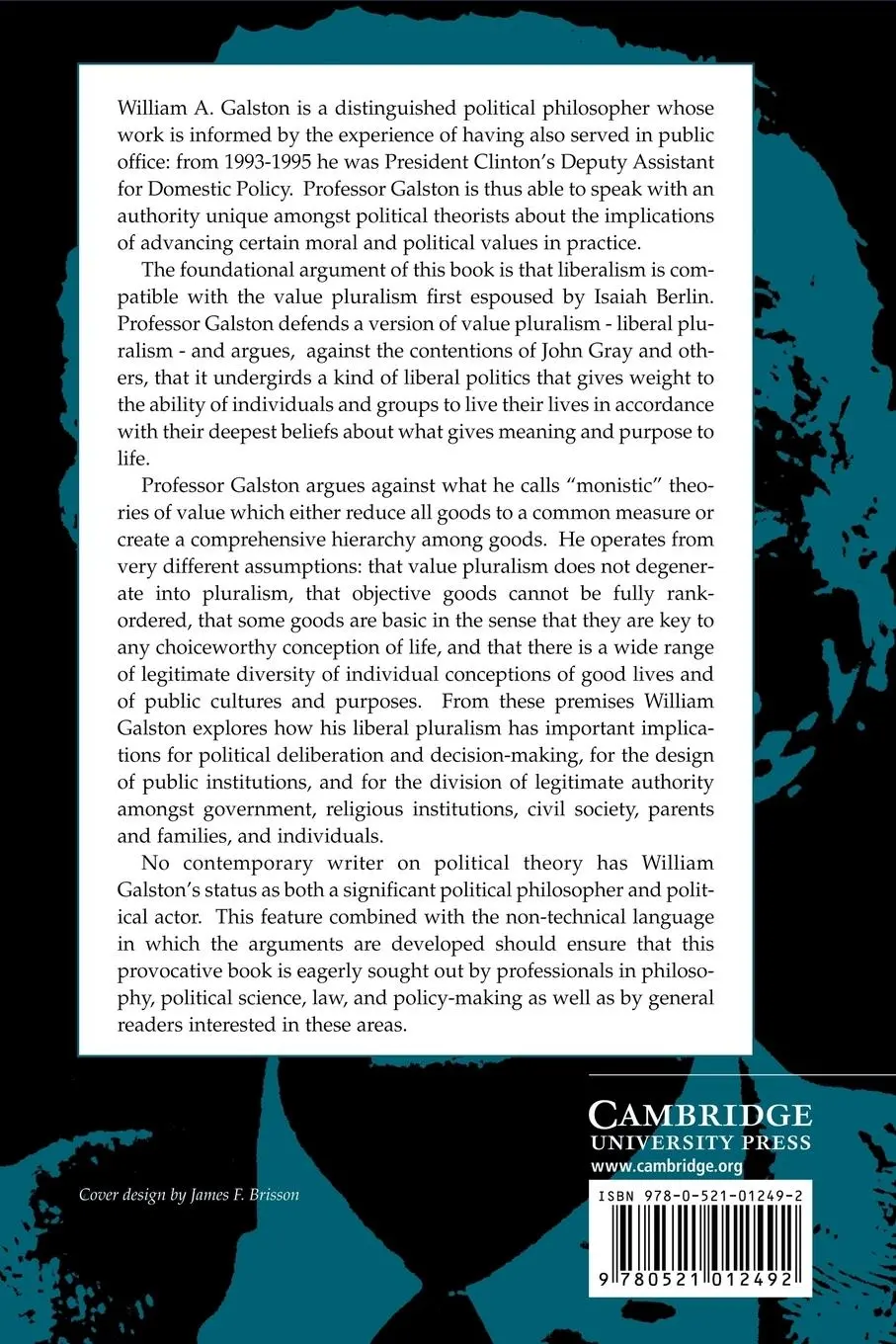 Rückseite: 9780521012492 | Liberal Pluralism | William A. Galston | Taschenbuch | Englisch | 2012