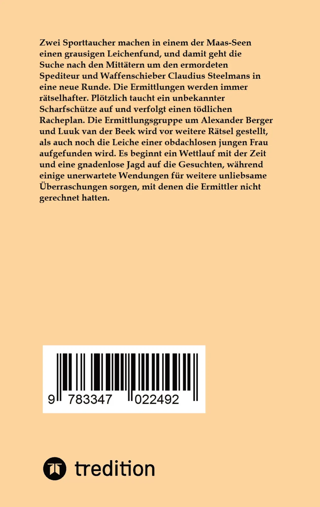 Rückseite: 9783347022492 | Das Schweigen der Mühlen | Thriller | Ben Kossek | Taschenbuch | 2021