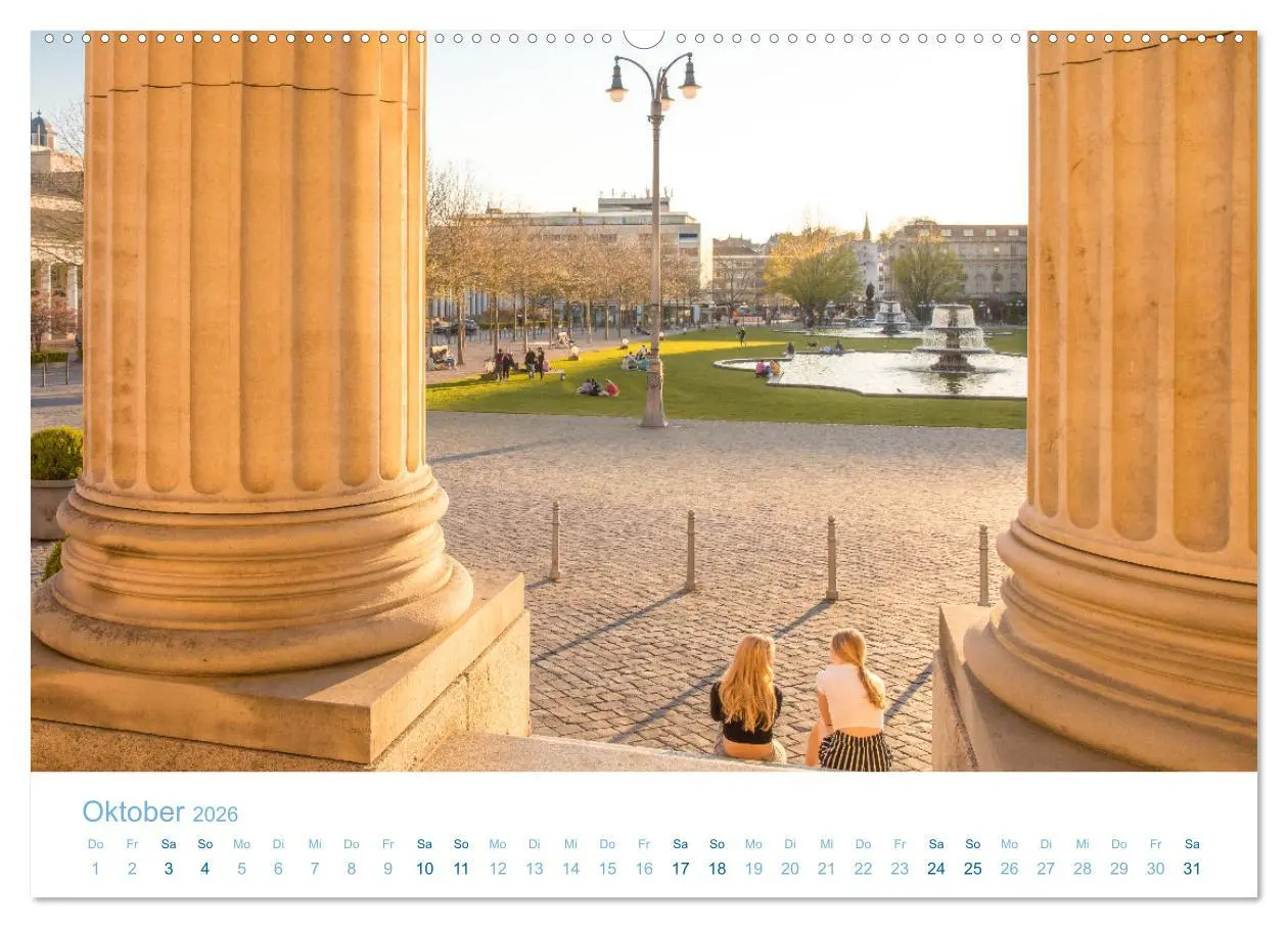 Bild: 9783457912492 | Daheim in Wiesbaden (Wandkalender 2026 DIN A2 quer), CALVENDO...