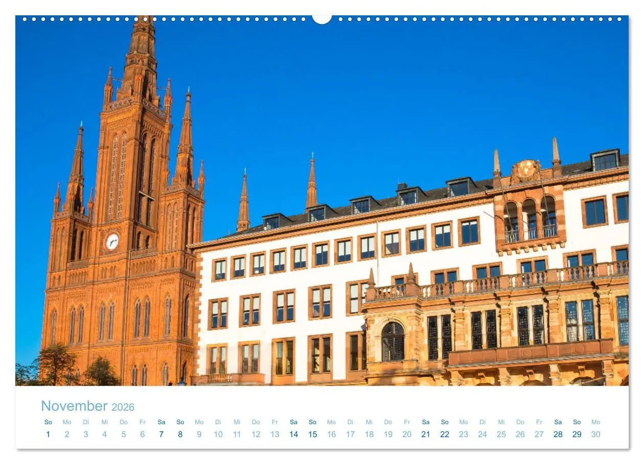 Bild: 9783457912492 | Daheim in Wiesbaden (Wandkalender 2026 DIN A2 quer), CALVENDO...