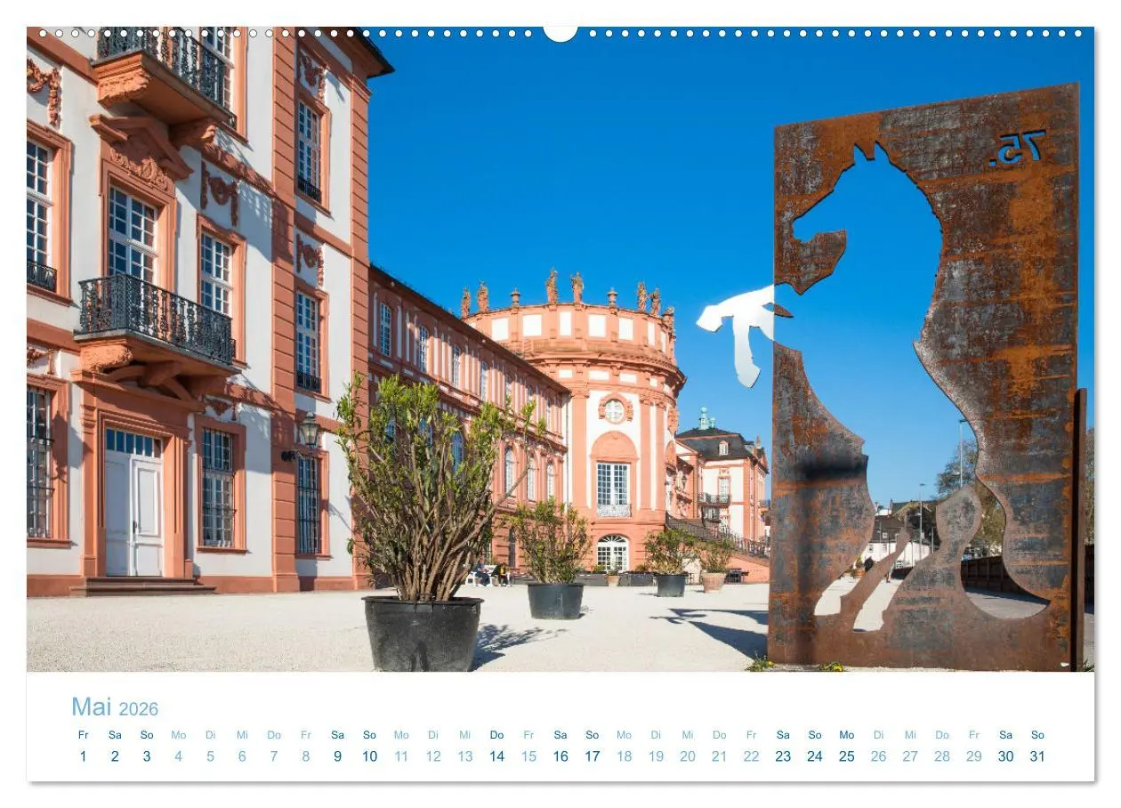Bild: 9783457912492 | Daheim in Wiesbaden (Wandkalender 2026 DIN A2 quer), CALVENDO...