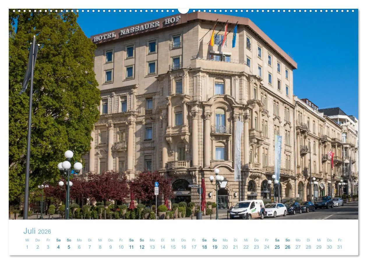 Bild: 9783457912492 | Daheim in Wiesbaden (Wandkalender 2026 DIN A2 quer), CALVENDO...