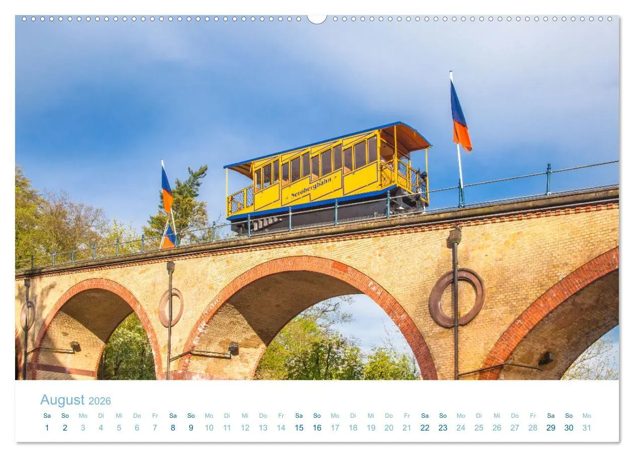 Bild: 9783457912492 | Daheim in Wiesbaden (Wandkalender 2026 DIN A2 quer), CALVENDO...