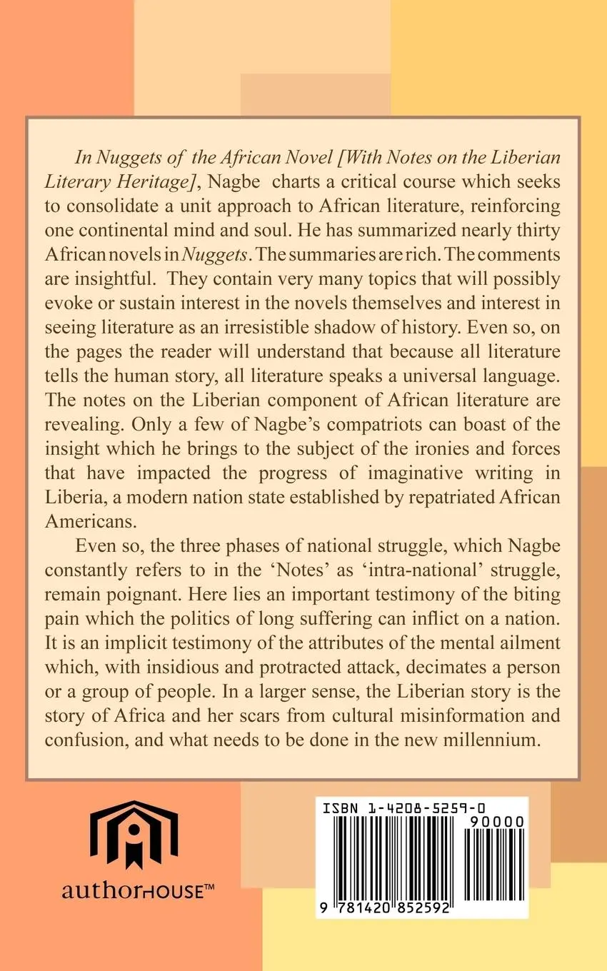 Rückseite: 9781420852592 | Nuggets of the African Novel | K-Moses Nagbe | Taschenbuch | Englisch