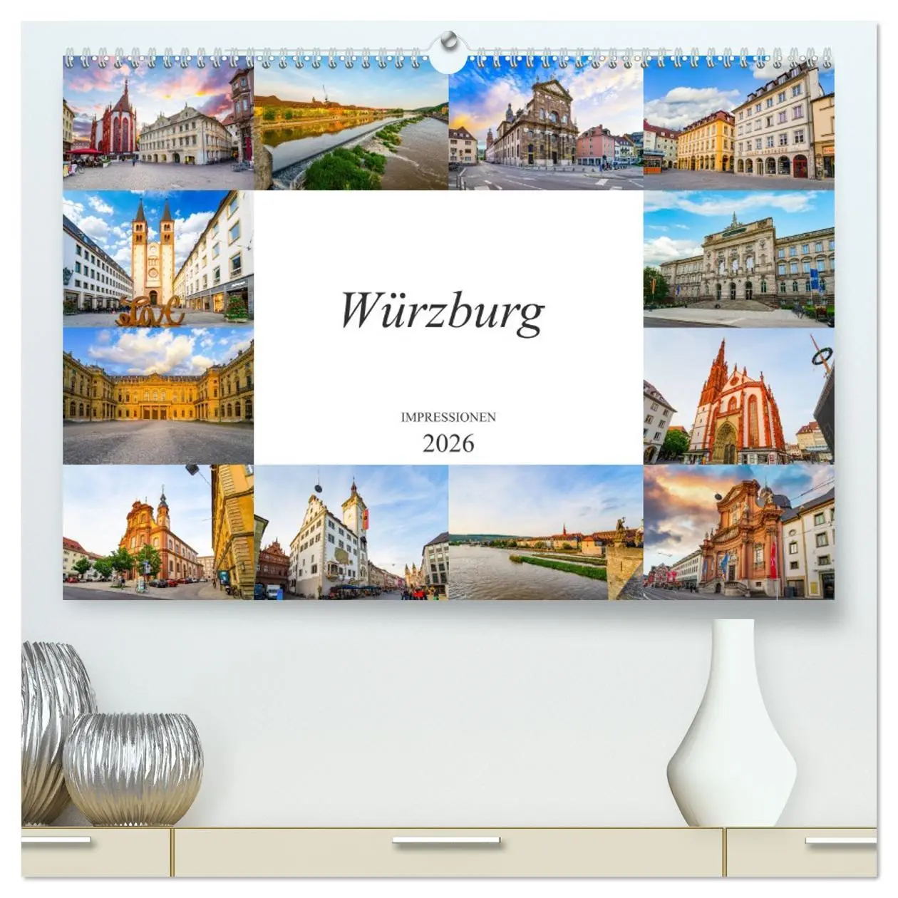 Cover: 9783457692592 | Würzburg Impressionen (hochwertiger Premium Wandkalender 2026 DIN...