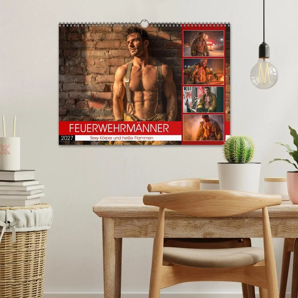Bild: 9783516922592 | Feuerwehrmänner - Sexy Körper und heiße Flammen (Wandkalender 2027...