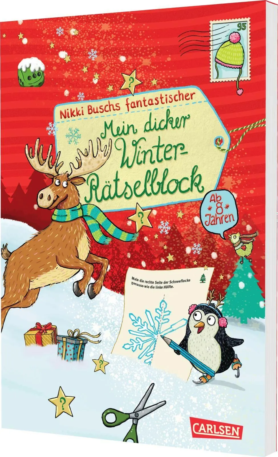 Cover: 9783551192592 | Mein dicker Winter-Rätselblock | Ab 8 Jahren | Nikki Busch | Buch