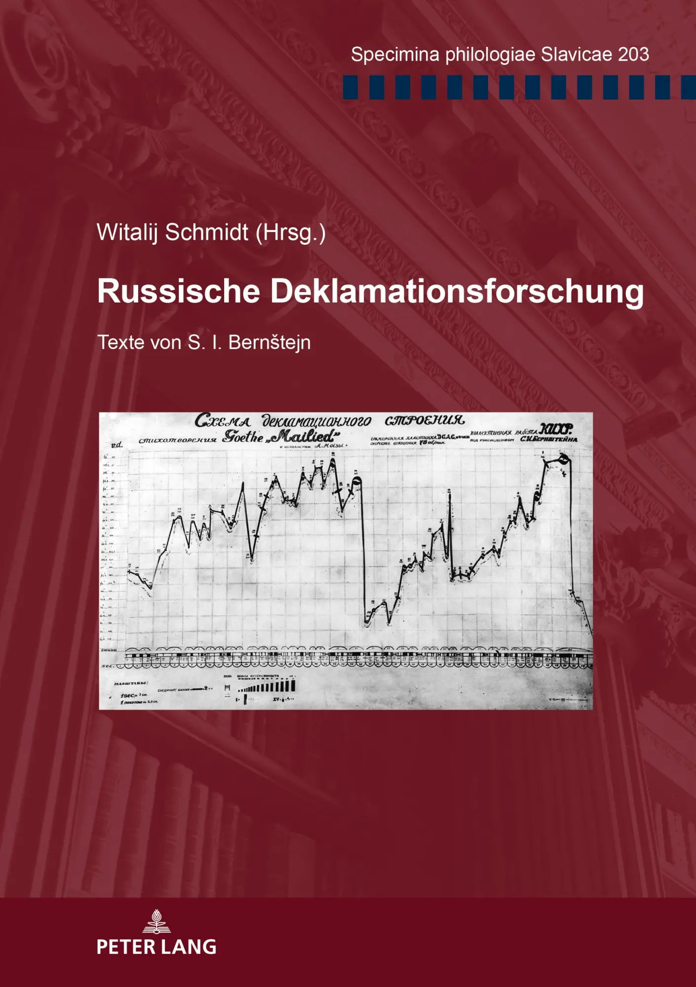 Russische Deklamationsforschung: Texte von S. I. Bernštejn. Herausgegeben und kommentiert von Witalij Schmidt: Texte von S. I. BernStejn. ... (Specimina philologiae Slavicae, Band 203)