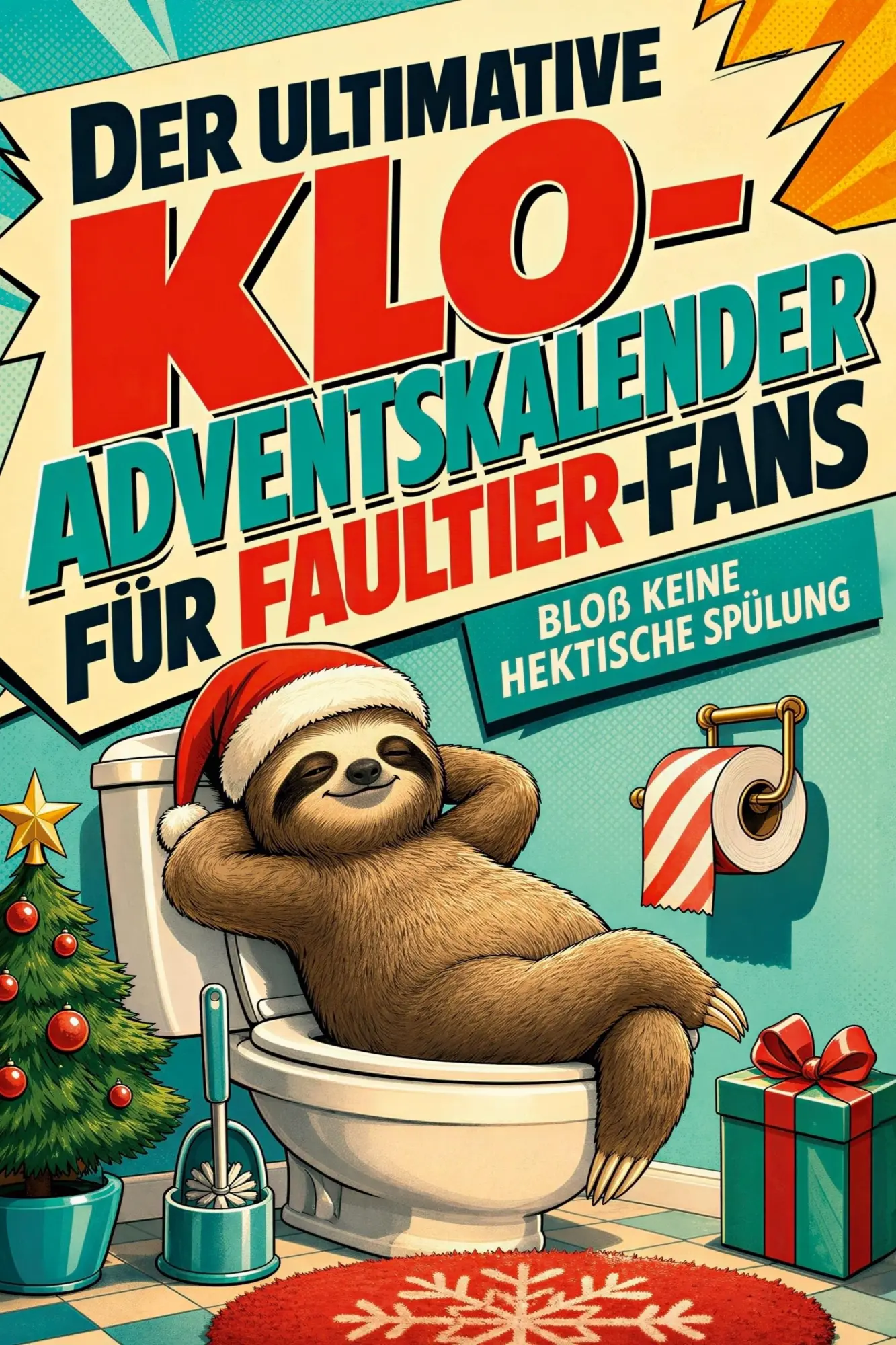 Cover: 9783696112592 | Der ultimative Klo-Adventskalender für Faultier-Fans | Alice Schmitt