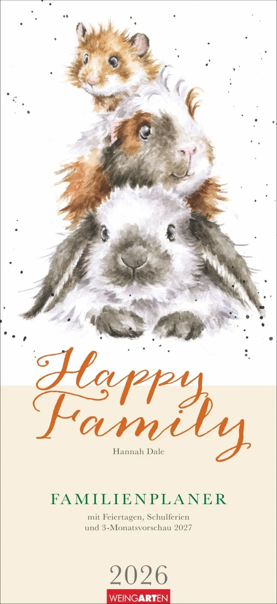 Cover: 9783839902592 | Happy Family Familienplaner 2026 | Hannah Dale | Kalender | 15 S.